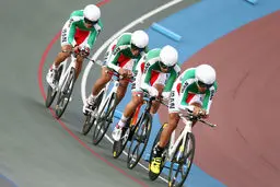 تیم اسپرینت دوچرخه‌سواری ایران چهارم شد