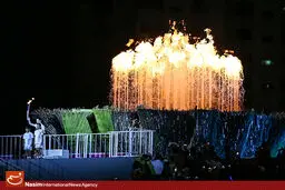 مشعل بازی‌های آسیایی موقتا خاموش می‌شود