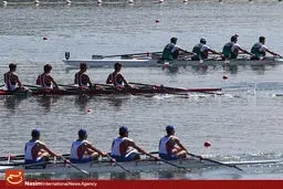 تیم  روئینگ ۸ نفره مردان ایران پنجم شد