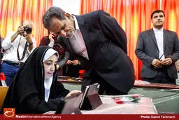 گزارش تصویری:: آیین بازگشایی مدارس با حضور معاون اول رئیس‌جمهور