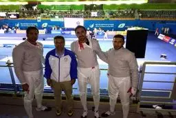 مدال برنز تیم شمشیربازی اسلحه سابر ایران قطعی شد