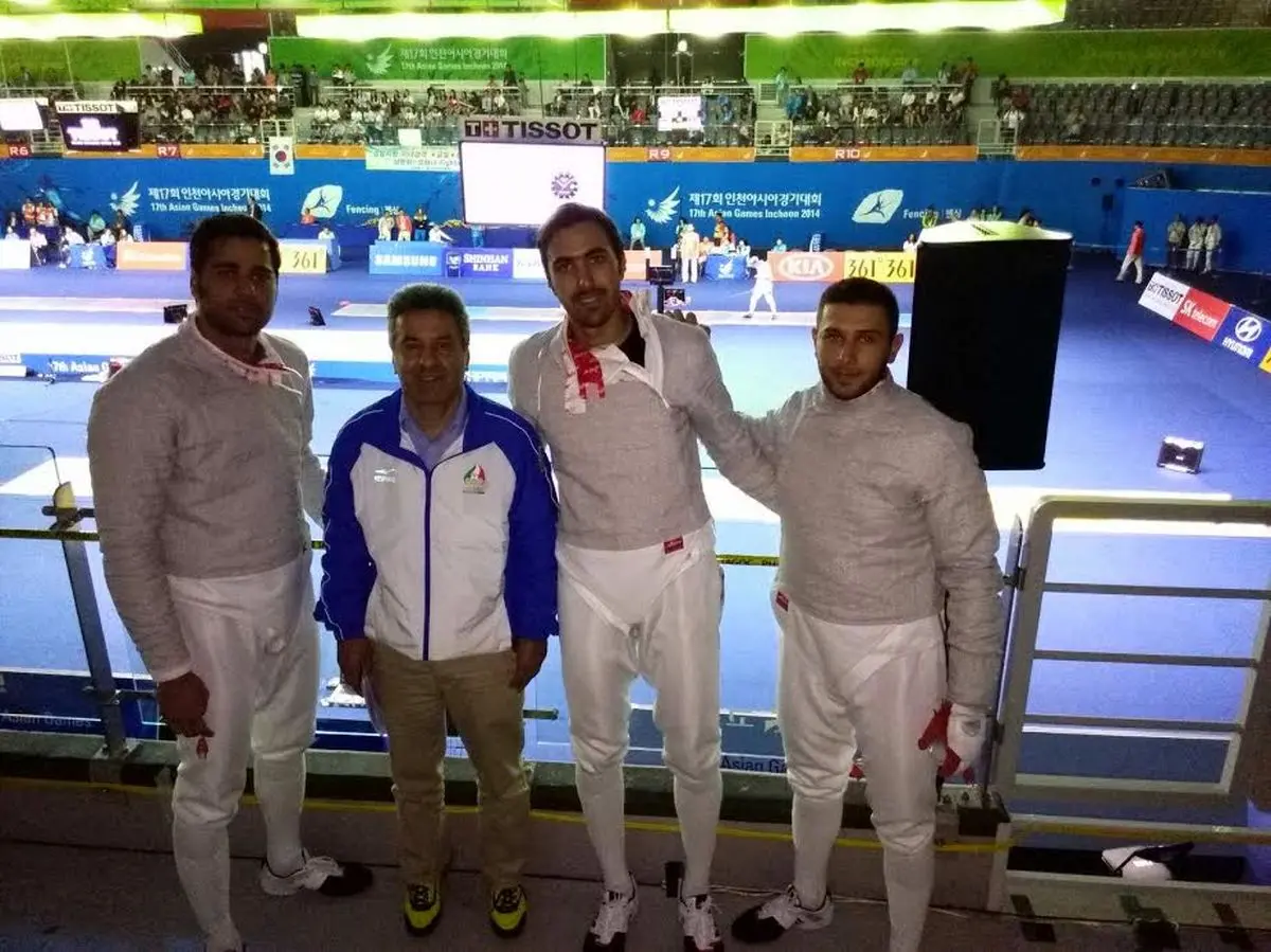 مدال برنز تیم شمشیربازی اسلحه سابر ایران قطعی شد