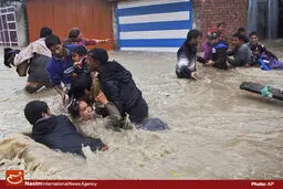 وقوع سیل در شمال شرق هند ۵۵ کشته بر جای گذاشته است