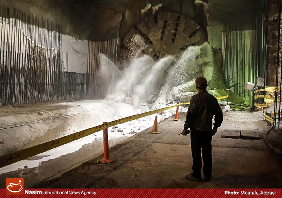 عکس خبری:: پایان حفاری فاز اول خط۲ قطار شهری مشهد