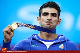 عکس خبری:: توزیع مدال‌های مسابقات ووشوی بازی‌های آسیایی اینچئون