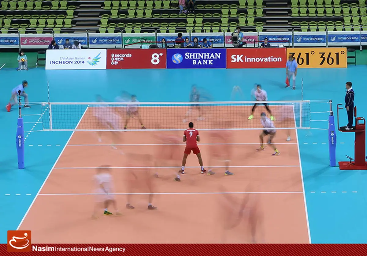 گزارش تصویری:: دیدار تیم‌های والیبال ایران و هنگ‌کنک