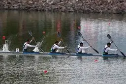 تیم کایاک ۴ نفره مردان در هزار متر به فینال رسید