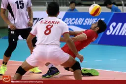 تیم ملی والیبال مالدیو را در سه ست متوالی شکست داد