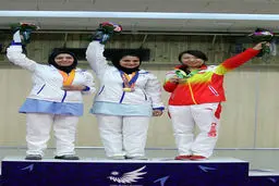 تیراندازان ایران در رشته تفنگ ۱۰ متر بادی مدال طلا و نقره گرفتند
