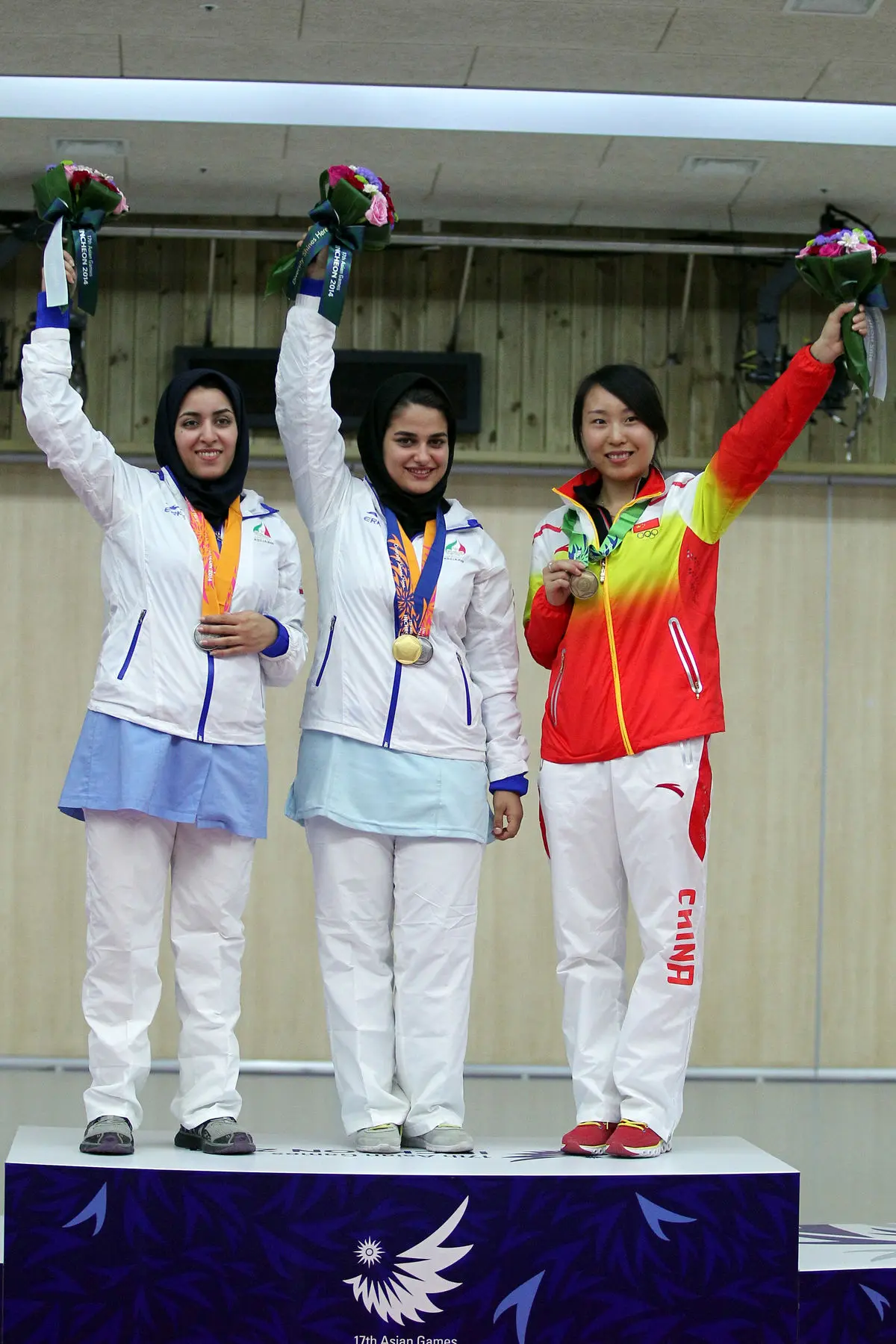 تیراندازان ایران در رشته تفنگ ۱۰ متر بادی مدال طلا و نقره گرفتند