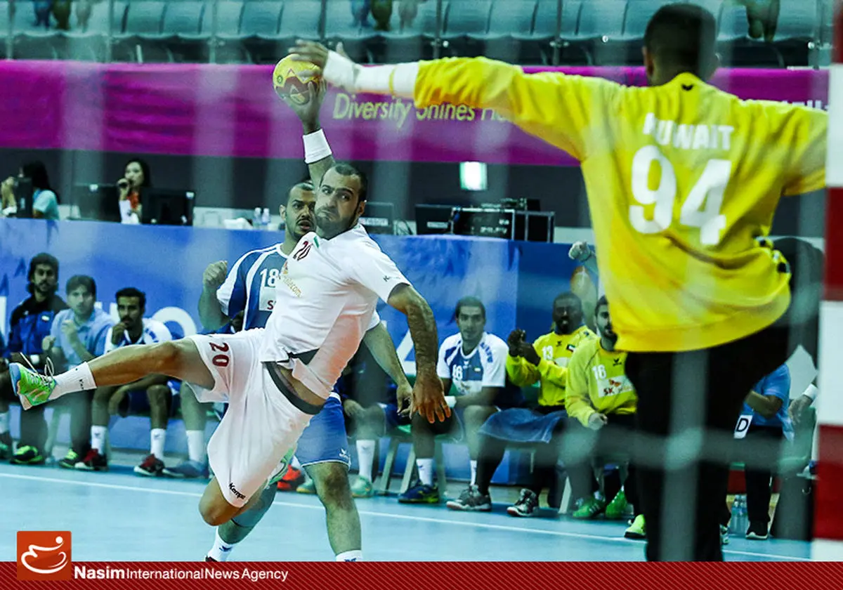 گزارش تصویری:: دیدار تیم‌های هندبال ایران و کویت