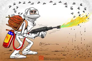 کاریکاتور:: خودکرده را تدبیر نیست