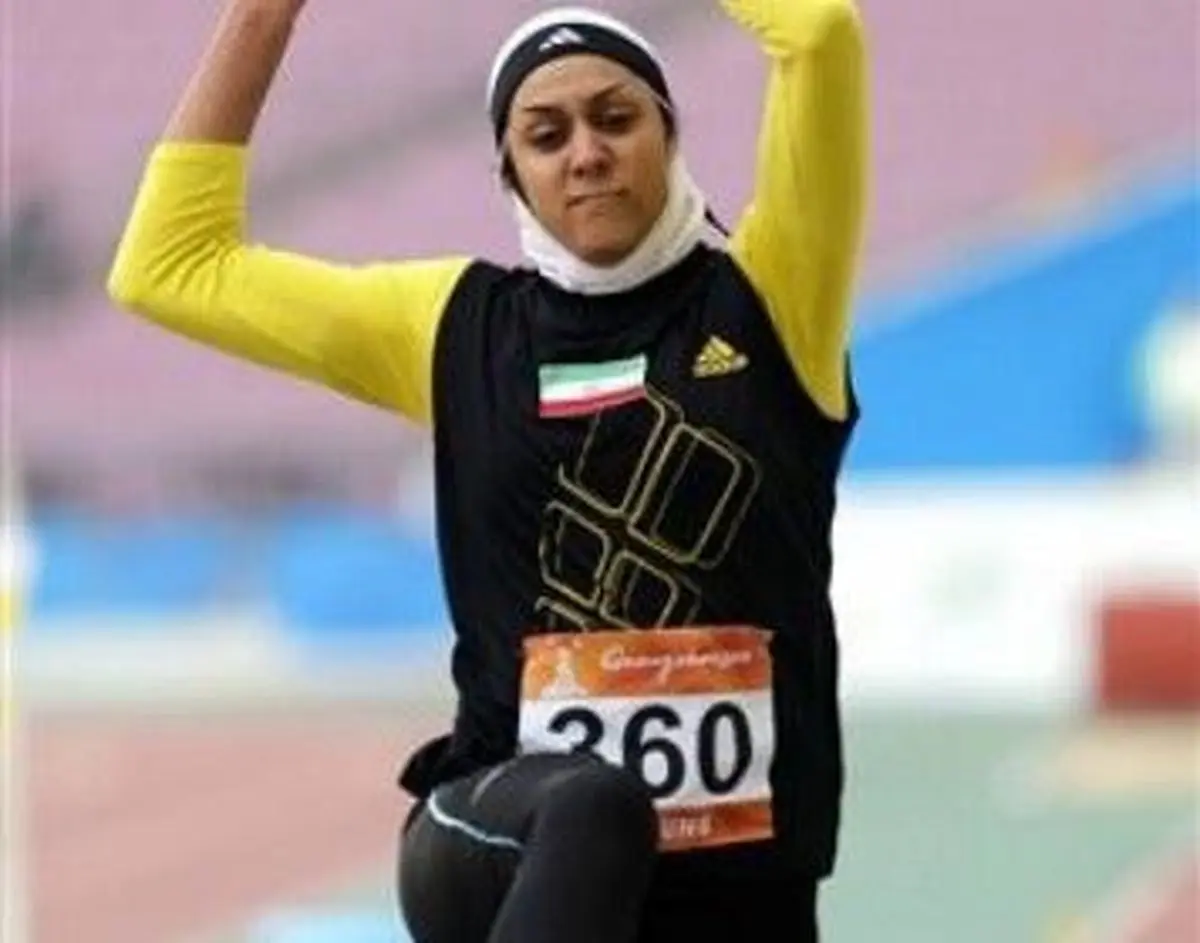 دونده زن ایران در ۱۰۰ متر با مانع پنجم شد
