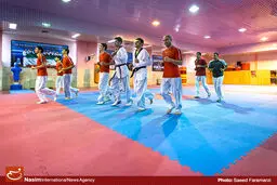 دومین تمرین تیم ملی تکواندو در اینچئون برگزار شد