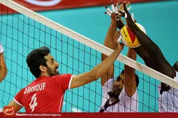 گزارش تصویری:: دیدار تیم‌های والیبال ایران و قطر