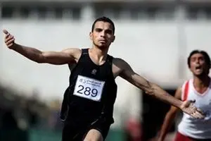 رضا قاسمی به فینال دوی ۱۰۰ متر صعود کرد