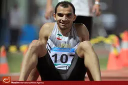 رضا قاسمی در فینال ۱۰۰ متر پنجم شد