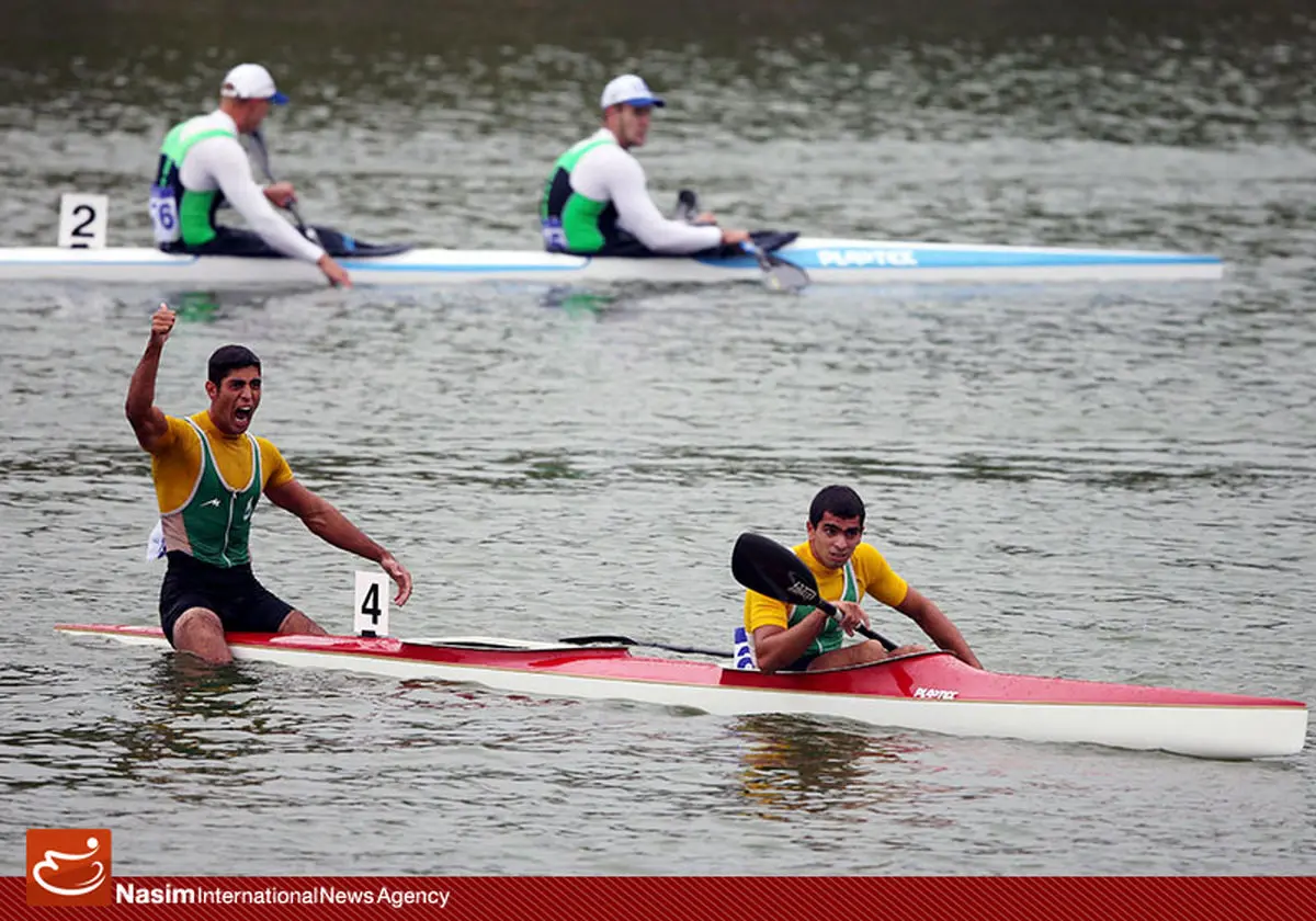 تیم کایاک دوبل مردان ایران ششم شد