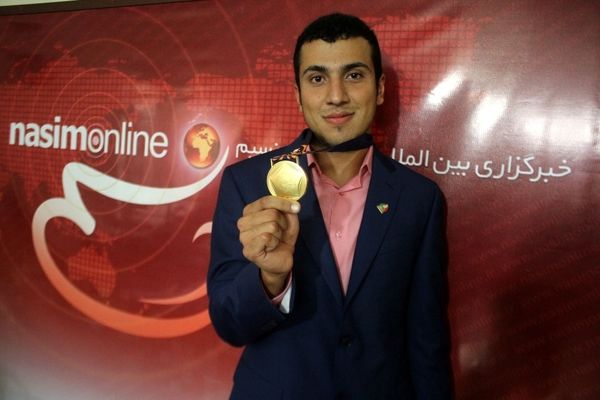 دارنده مدال طلای بازی‌های آسیایی اینچئون از دفتر خبرگزاری «نسیم» در مشهد بازدید کرد