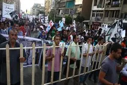 مصری‌ها روز گذشته تظاهرات ضد دولتی برگزار کردند