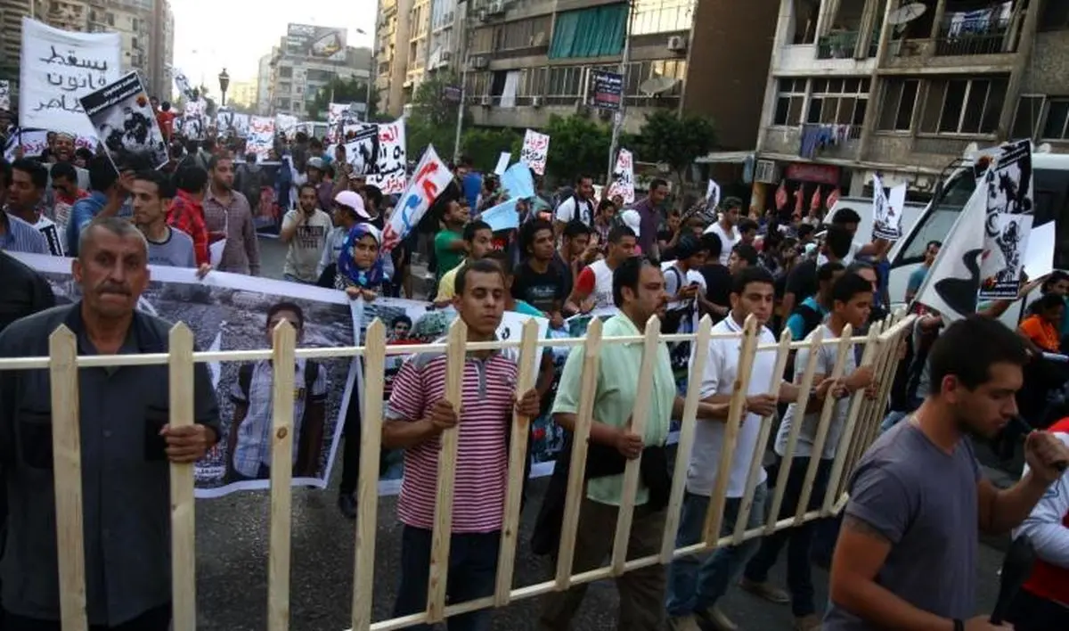 مصری‌ها روز گذشته تظاهرات ضد دولتی برگزار کردند