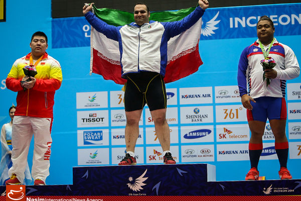 بهداد سلیمی، تنها رکوردشکن ایرانی بازی‌های آسیایی اینچئون شد