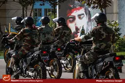 گزارش تصویری:: رژه موتورسواران ناجا