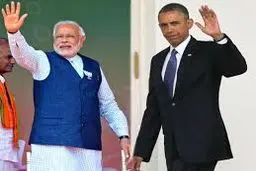 رئیس‌‌جمهور آمریکا و نخست‌وزیر هند در کاخ سفید با هم دیدار کردند