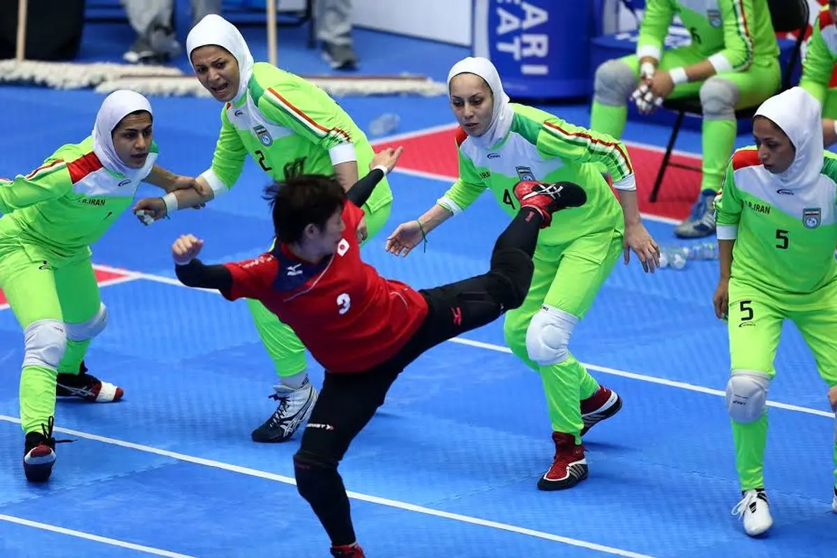 تیم ملی کبدی بانوان به عنوان صدرنشین صعود کرد