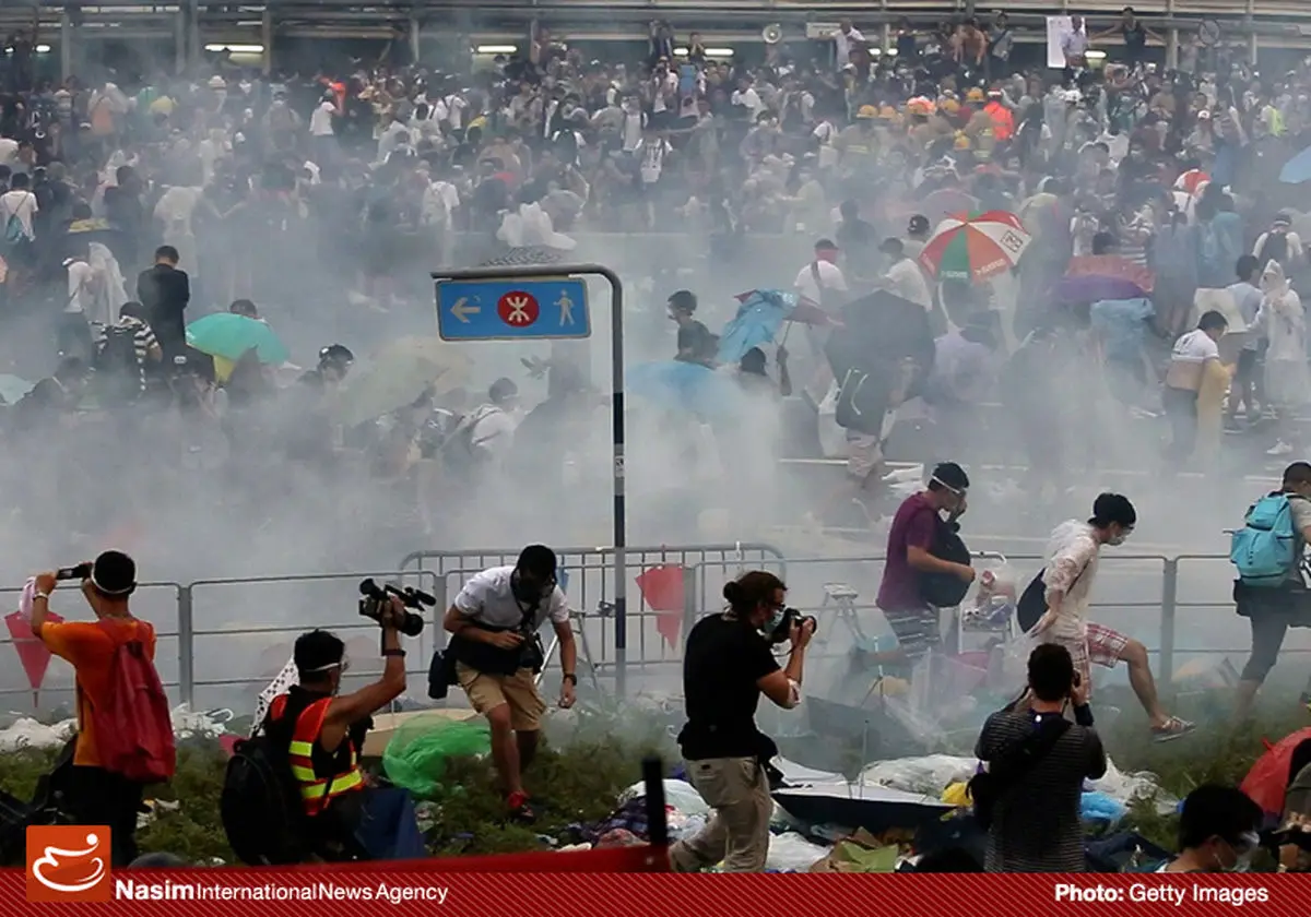 گزارش تصویری:: تظاهرات گسترده مردم هنگ کنگ در اعتراض به قانون جدید رأی‌گیری در این کشور