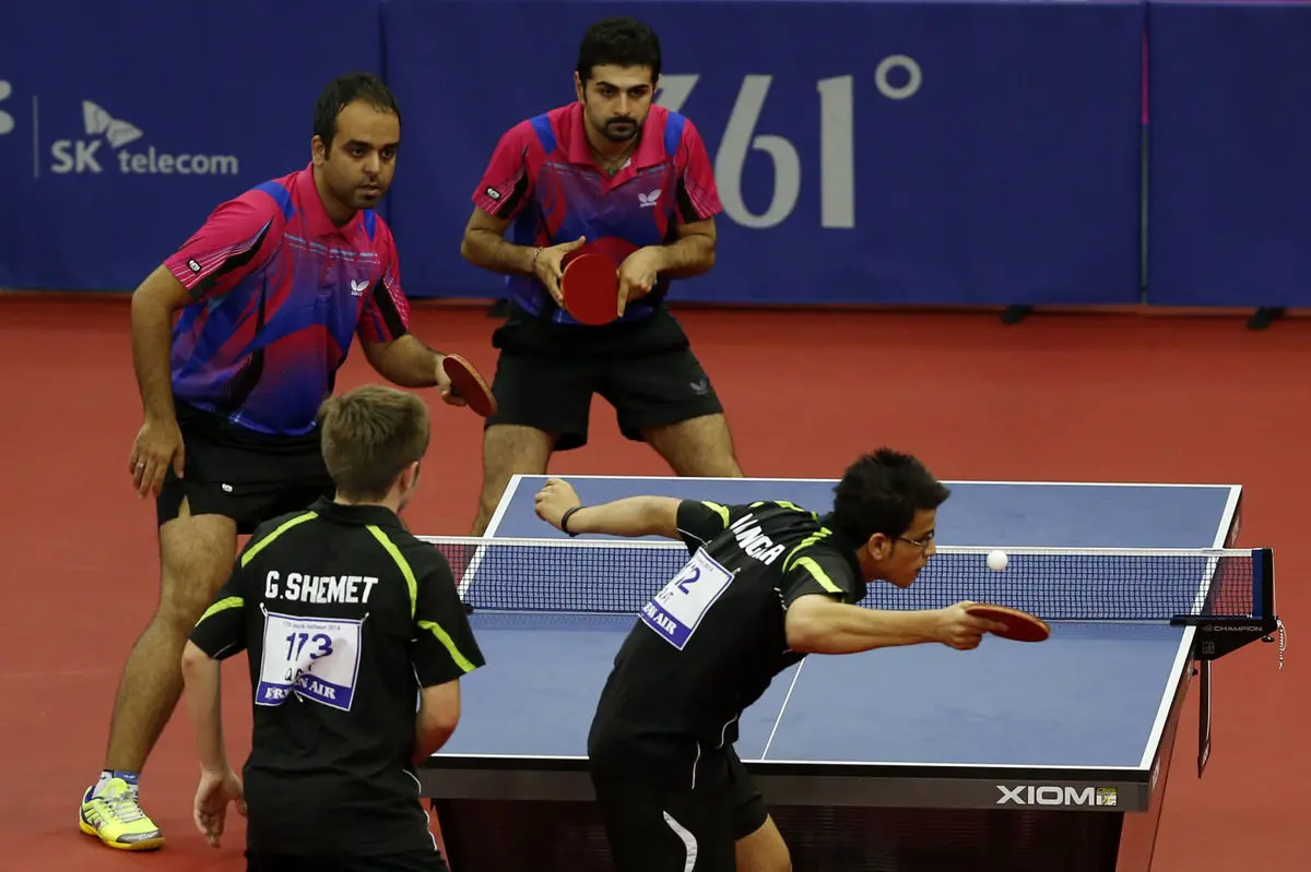 تیم تنیس روی میز دوبل مردان ایران حذف شد