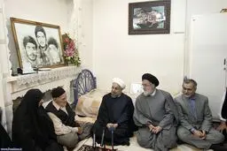 حسن روحانی: از دیدار با خانواده شهدا، ایثارگران و جانبازان، روحیه و قوت می‌گیرم