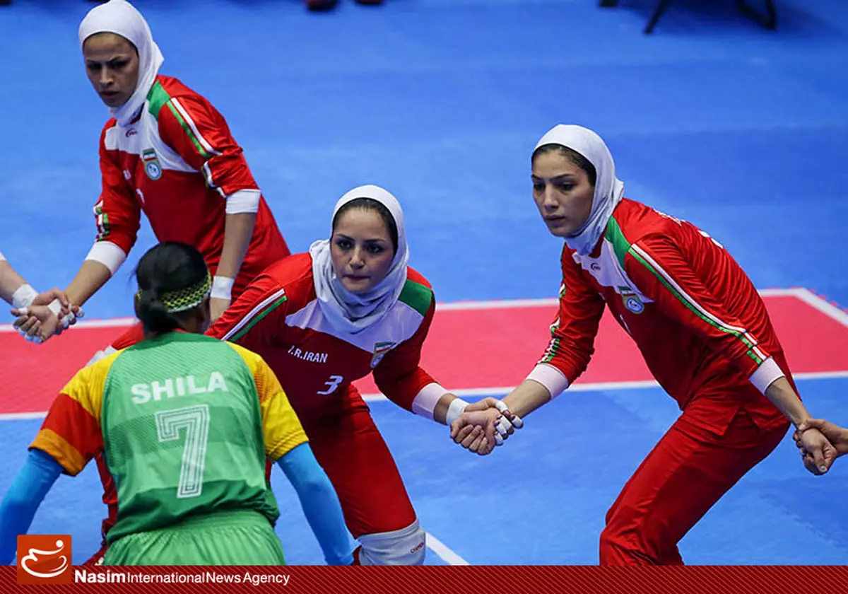 تیم ملی کبدی بانوان ایران به مدال نقره رسید