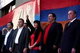 حدود ۱۴ هزار ارمنی در اعتراض به الحاق این کشور به اتحادیه اوراسیا تظاهرات کردند