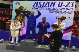 نمایندگان ایران مدال‌های طلا و برنز مسابقات شمشیربازی سابر امیدهای آسیا را کسب کردند