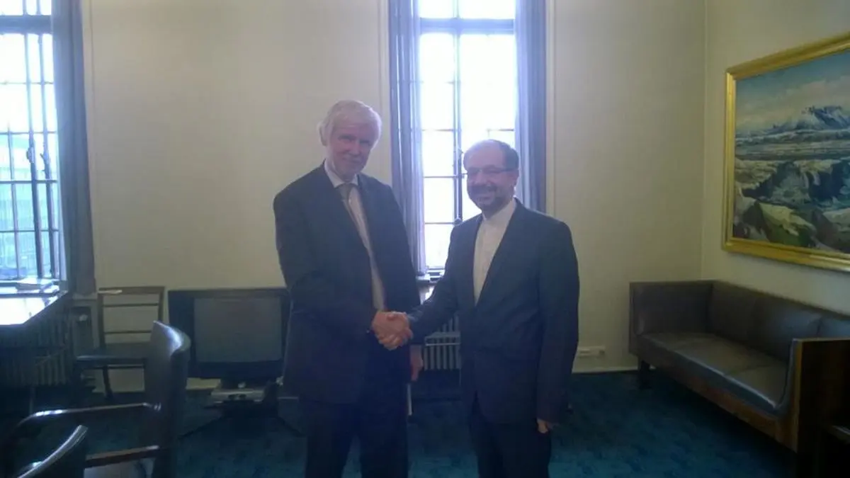 سفیر ایران در فنلاند پس از پایان ماموریت ۵ ساله خود با وزیر خارجه این کشور دیدار کرد