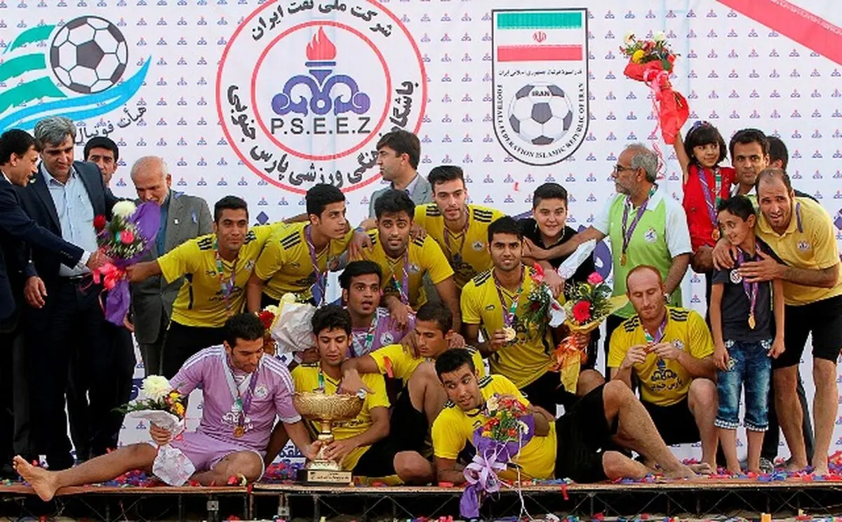 پارس جنوبی قهرمان لیگ برتر فوتبال ساحلی شد