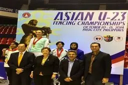 شمشیربازان ایران در مسابقات امیدهای آسیا دو مدال برنز کسب کردند