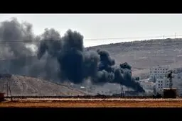 دانشجویان دانشگاه شیراز در حمایت از کوبانی تجمع کردند