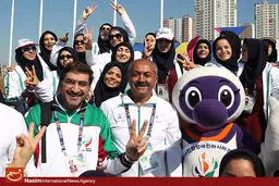 مراسم رژه افتتاحیه بازی‌های ‌آسیایی آغاز شد