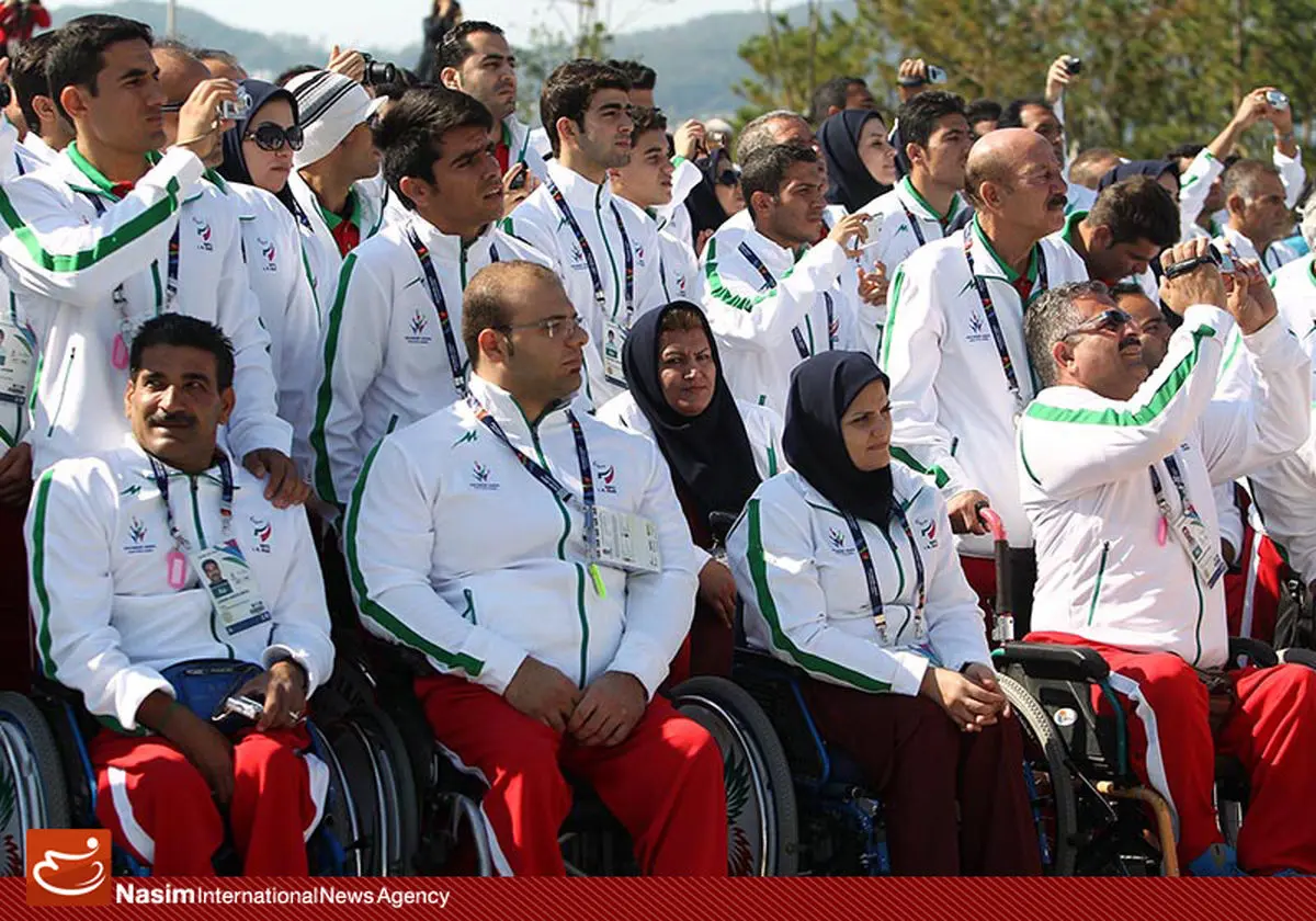 کاروان ایران رژه رفت