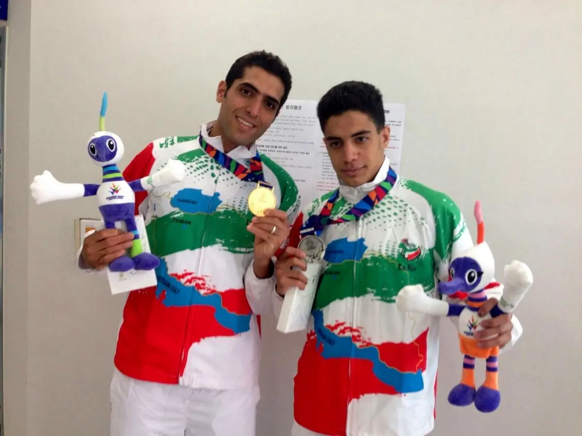 نخستین مدال طلای ایران به دست آمد