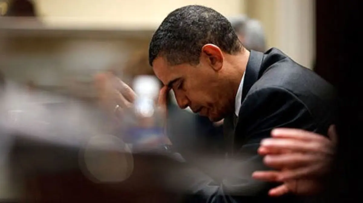 حاضران در تجمع انتخاباتی دموکرات‌ها، سخنرانی اوباما را ترک کردند