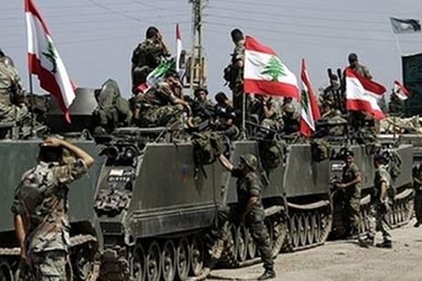 توپخانه ارتش لبنان گروه‌های مسلح را هدف قرار داد