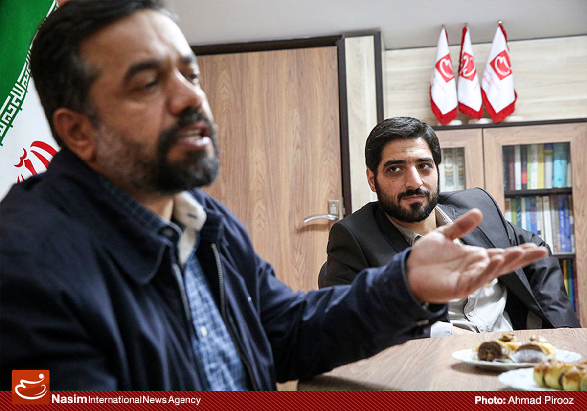 گزارش تصویری:: حضور حاج محمود کریمی و سیدمجید بنی‌فاطمه در خبرگزاری «نسیم»