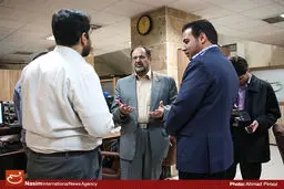 عکس خبری:: حضور رئیس دانشگاه فنی و حرفه‌ای در خبرگزاری «نسیم»