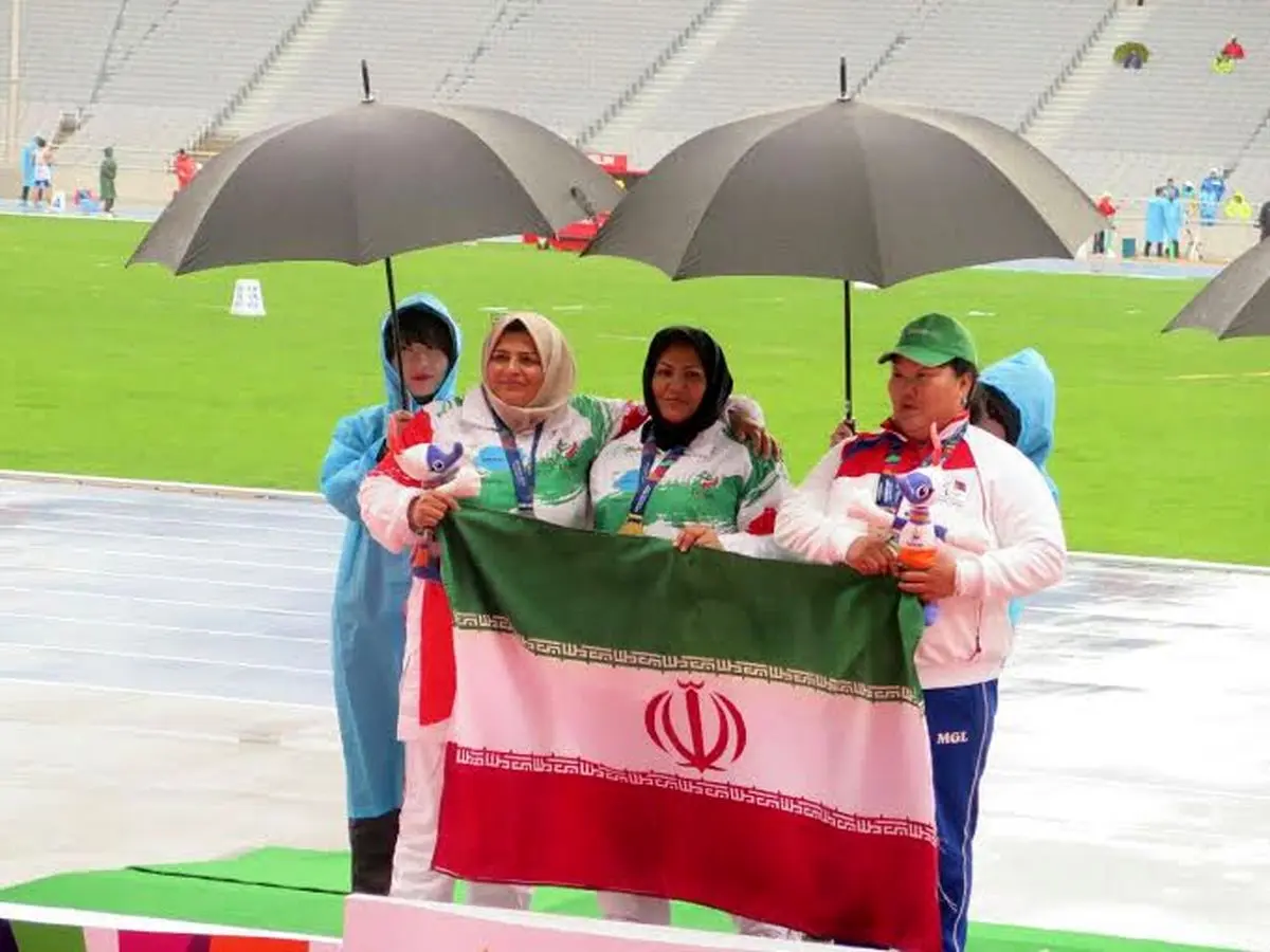 مهناز امینی نخستین طلای روز سوم را کسب کرد