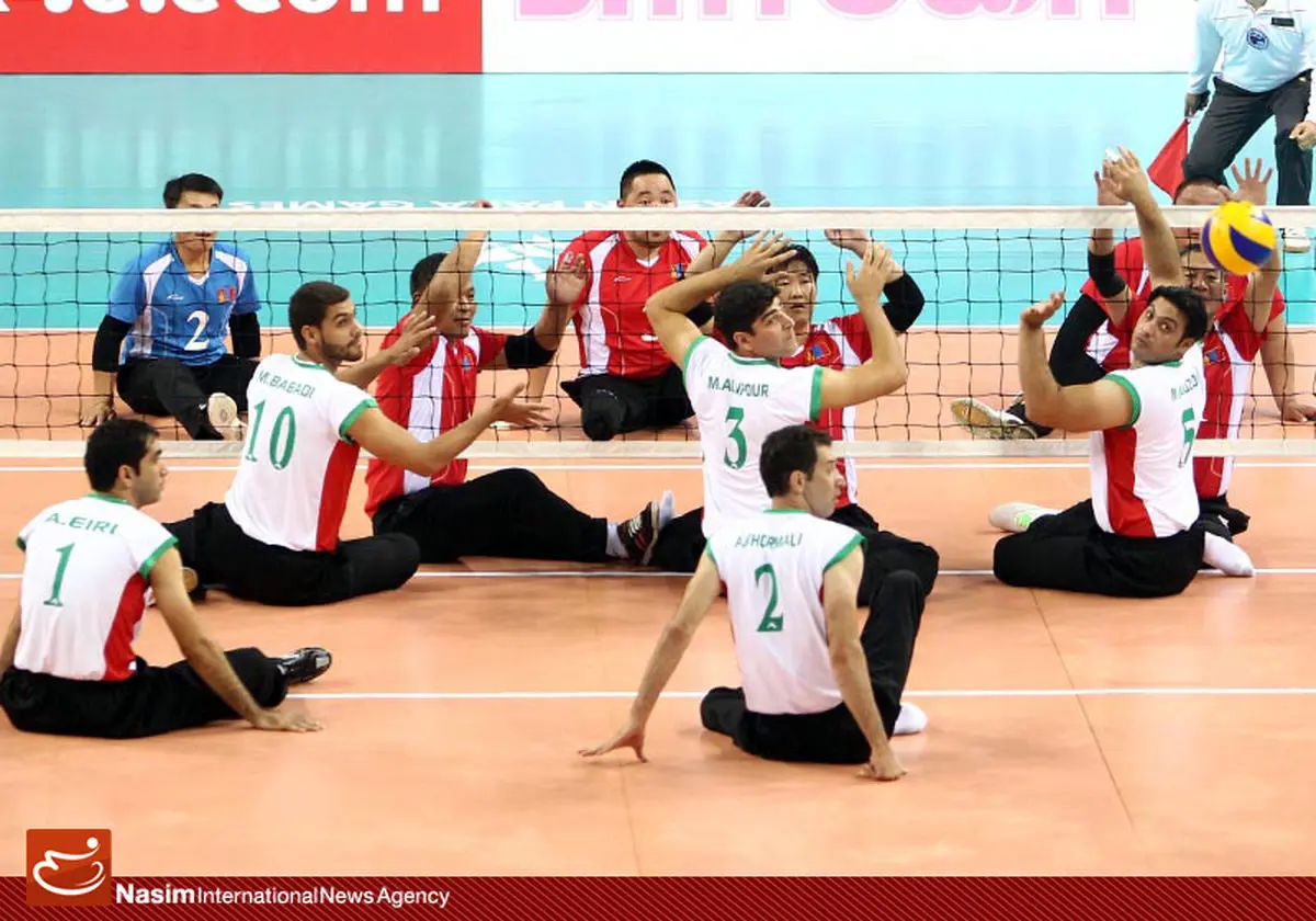 تیم والیبال نشسته ایران در سه ست از سد قزاقستان گذشت