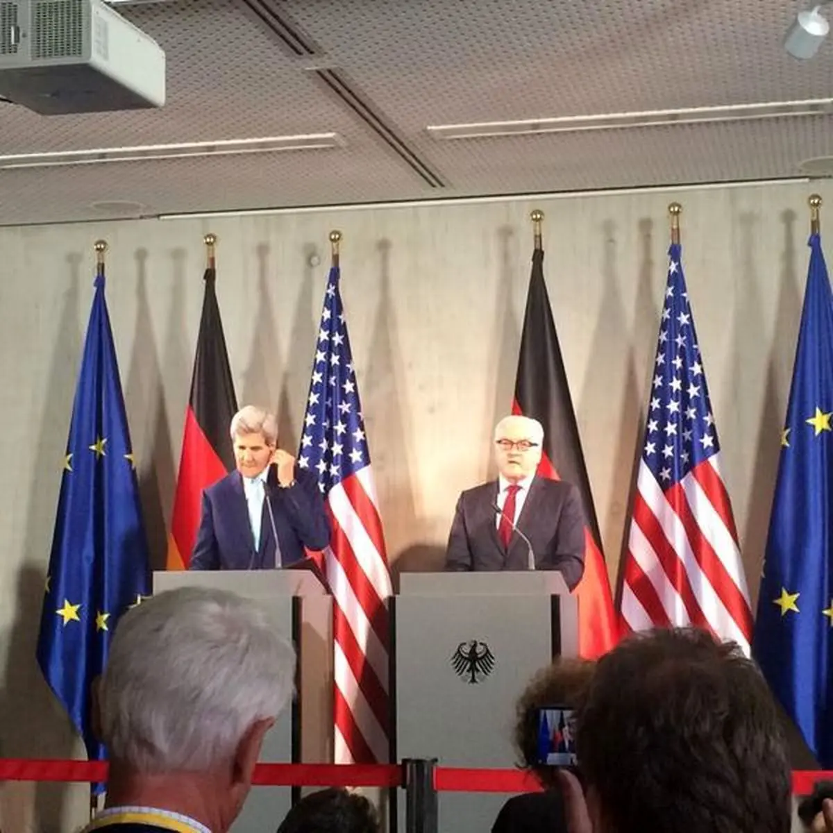 وزیر خارجه ‌آمریکا در برلین با همتای آلمانی خود دیدار کرد