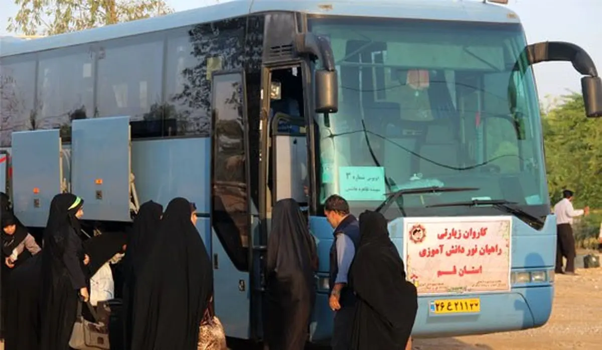 اعزام دانش‌‌آموزان قمی به سرزمین‌‌های نور آغاز شد